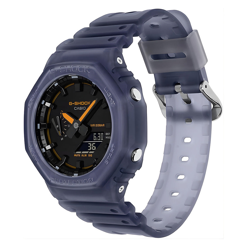 CASIO G-SHOCK MYSTERIOUS SMOKY MIDNIGHT BLUE WATCH GA-2100K-2ADR