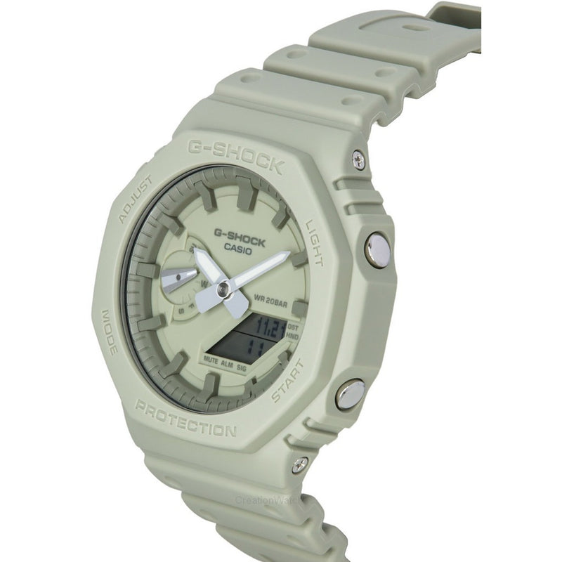 Casio G-Shock Analog-Digital Gray Dial Men's Watch GA-2100NC-3ADR