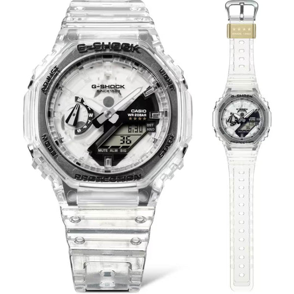 Casio G-Shock 40th Anniversary Clear Remix Watch GA-2140RX-7ADR