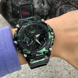 Casio G-Shock ANALOG-DIGITAL Green Men's Watch| GA-2200NN-1ADR