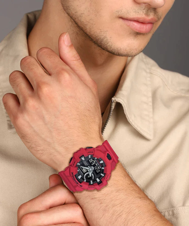 G shock ga 700 red clearance