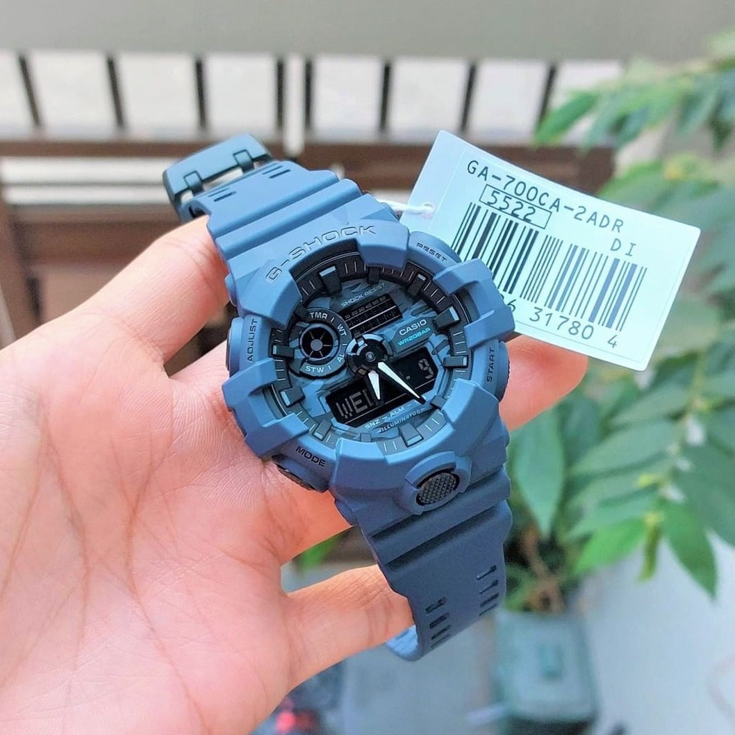 CASIO G-SHOCK Blue One Size| GA-700CA-2A