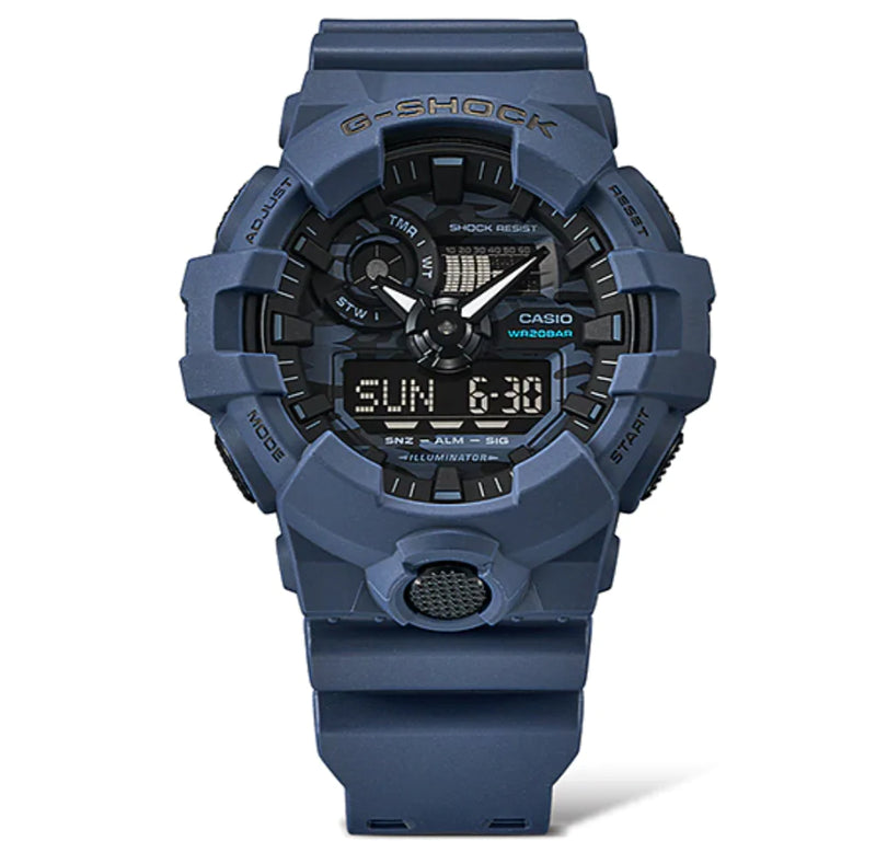 CASIO G-SHOCK Blue One Size Watch| GA-700CA-2ADR