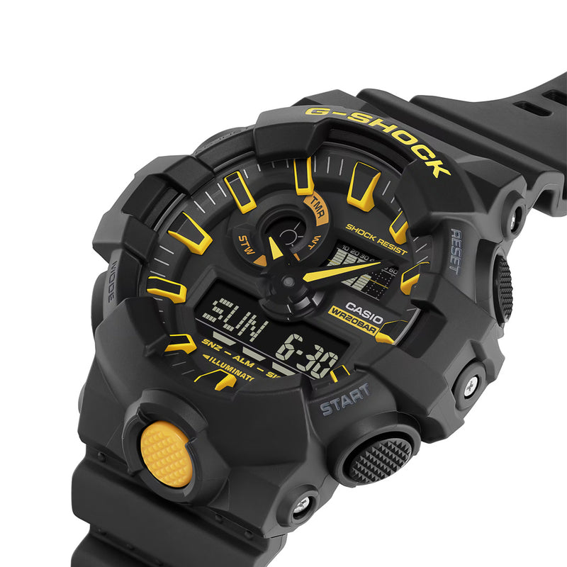 Casio G-Shock Digital Black Yellow Scheme Watch | GA-700CY-1ADR