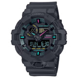 CASIO G-SHOCK Multi-Fluorescent Black Men's Watch |GA-700MF-1ADR