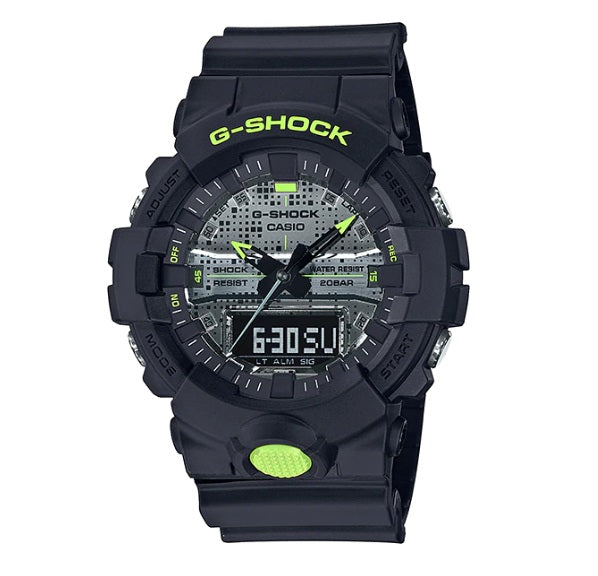 Casio G-Shock Silver Dial Digital-Analogue Watch GA-800DC-1ADR