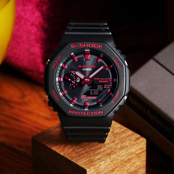 Casio G-Shock Black "Tough Solar" Bluetooth Watch GA-B2100BNR-1ADR