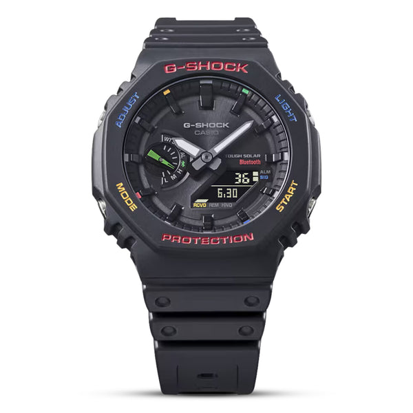 CASIO G-SHOCK "TOUGH SOLAR" SMARTPHONE LINKED BLACK DIAL MENS WATCH | GA-B2100FC-1ADR