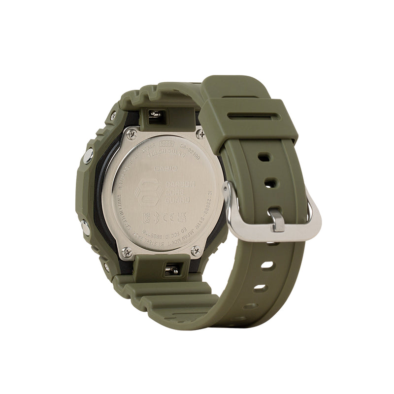 CASIO G-SHOCK "TOUGH SOLAR" SMARTPHONE LINKED GREEN DIAL MENS WATCH | GA-B2100FC-3ADR