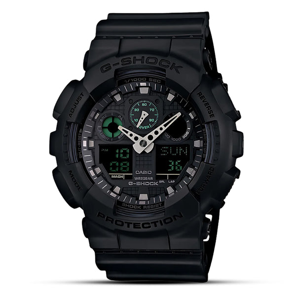 Casio G-Shock Military Series Black Dial Men's Watch | GA100MB-1A