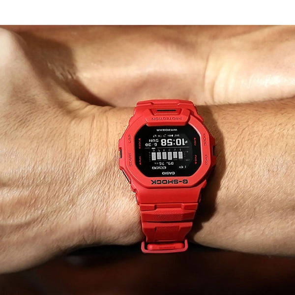 Casio G-Shock Vivid Red Digital Linked Men's Watch| GBD-200RD-4DR