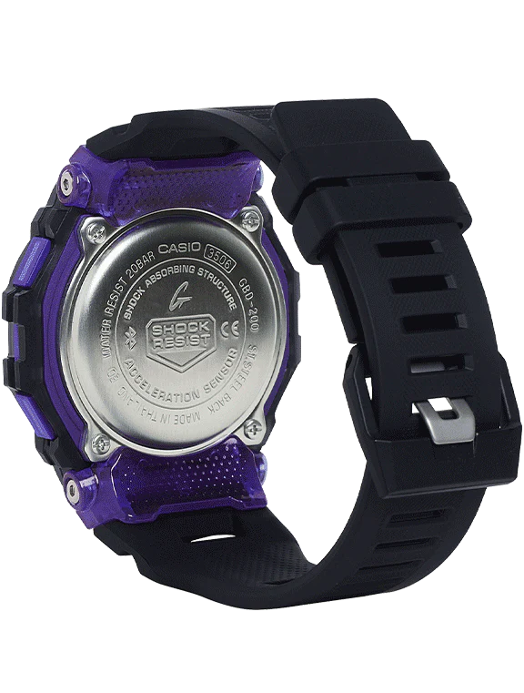 Casio G-Shock "Vital Bright Series" Mobile Linked Watch GBD-200SM-1A6DR