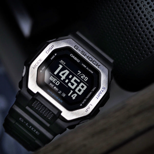 Casio G-Shock G-LIDE Digital Mobile Linked Sports Watch GBX-100-1DR