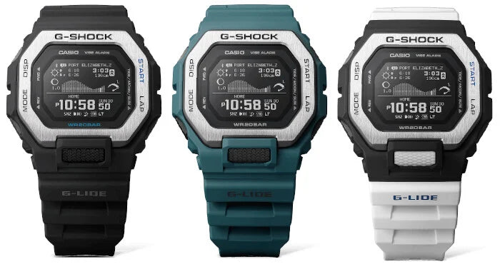 Casio G-Shock G-Lide GBX100S-1 | Orologio Surf E Allenamento | Nero