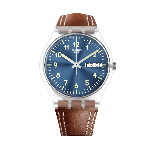 Swatch Windy Dune Blue Dial Unisex Watch GE709