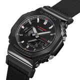 Casio G-Shock Analog-Digital Black Nylon Strap Watch | GM-2100CB-1ADR