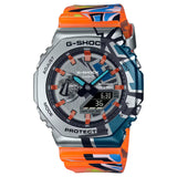 Casio G-Shock "Street Spirit" Orange Strap Mens Watch | GM-2100SS-1ADR