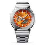 CASIO G-SHOCK G-STEEL EDITION ORANGE DIAL MEN'S WATCH | GM-2110D-4ADR