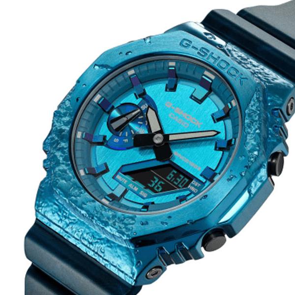 Casio G-Shock 40th Anniversary Blue Remastered Watch| GM-2140GEM-2ADR