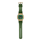 Casio G-Shock Digital Gold Tone Bezel Green Strap Watch | GM-5600CL-3DR