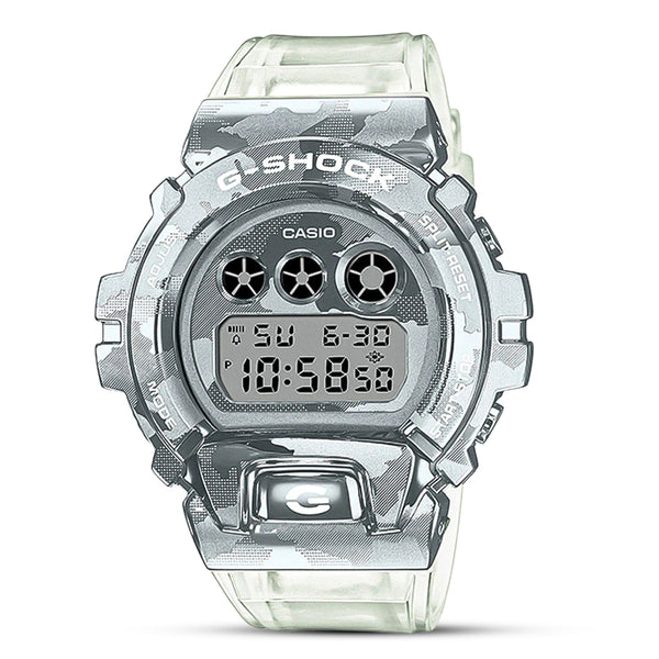 Casio G-Shock White Camouflage Digital Men's Watch| GM-6900SCM-1DR