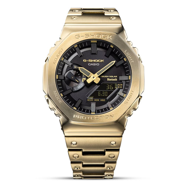 Casio G-Shock Premium Gold Tone Black Dial Men's Watch | GM-B2100GD-9AER