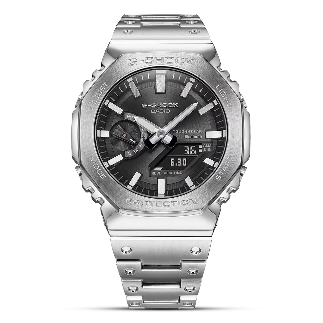 CASIO G-SHOCK SOLAR POWERED BLACK DIAL MEN'S WATCH GM-B2100SD-1ADR