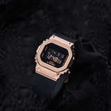 CASIO G-SHOCK METAL ROSE GOLD TONE CASE DIGITAL UNISEX WATCH | GM-S5600PG-1DR