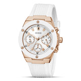 Guess Athena Multifunction White Dial Ladies Watch | GW0030L3