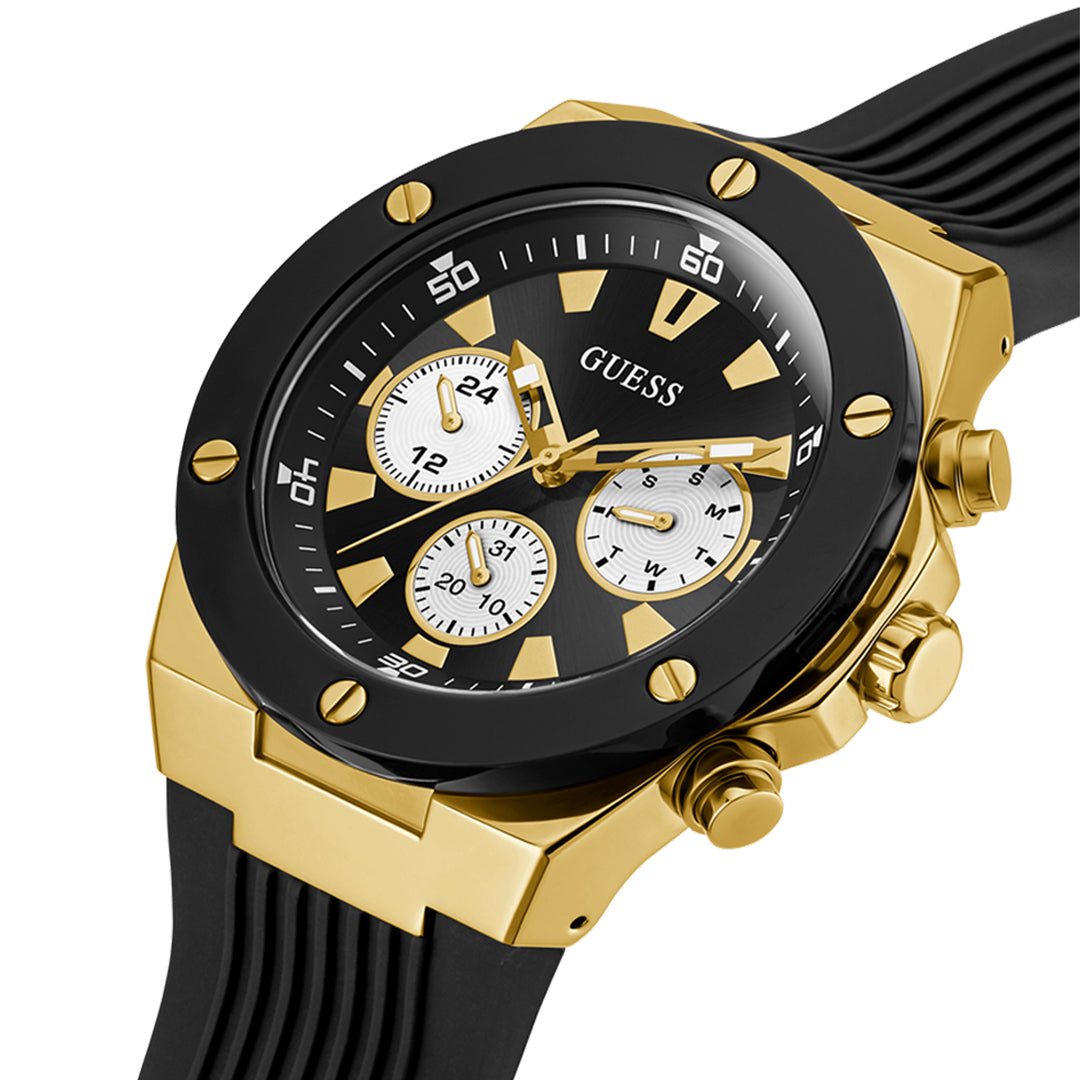 Guess WILLOW Multifunction Black Dial Men's Watch | GW0057G1