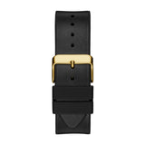 GUESS Black and Gold-Tone Square Multifunction Men's Watch| GW0202G1