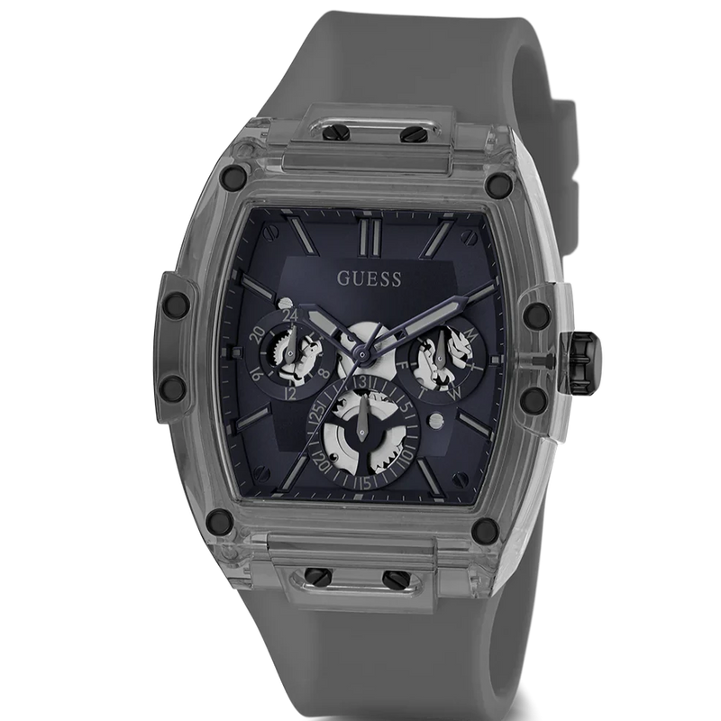 Guess Men\'s Grey GW0203G9 Phoenix Multi-Function Watch