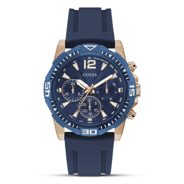 Guess Commander Multifunction Blue Dial Men's Watch | GW0211G4