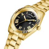 Guess Connoisseur Gold Tone Black Dial Men's Watch | GW0265G3