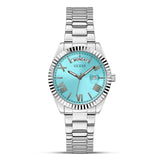 Guess Connoisseur Aqua Blue Dial Ladies Watch | GW0308L4