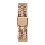 Guess Burgundy Rose Gold Dial Mesh Strap Ladies Watch | GW0354L3