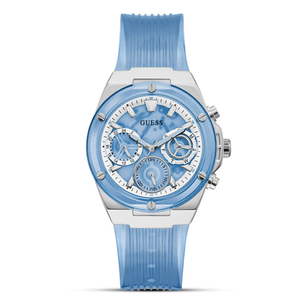 Guess Active Life Multifunction Blue Dial Ladies Watch | GW0409L1