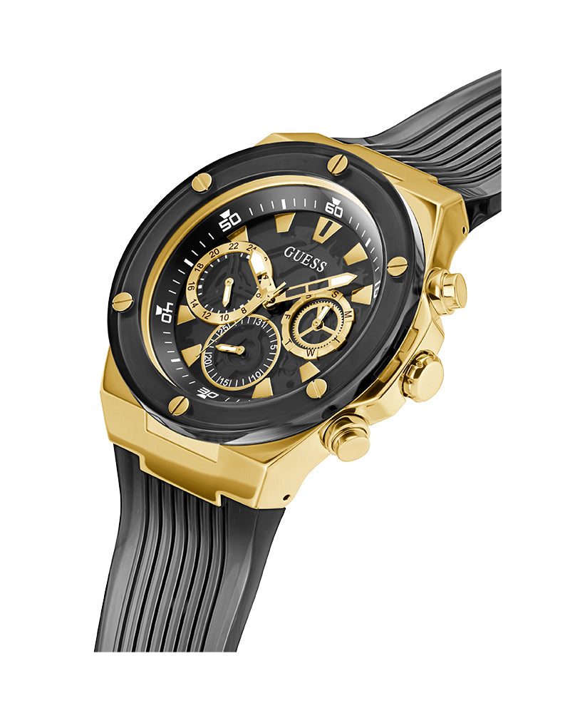 Guess Poseidon Gold & Black Men's Watch GW0425G1