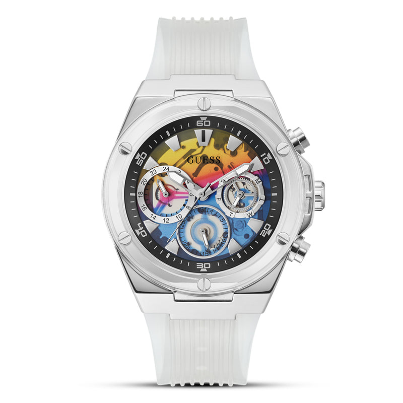 Guess Rainbow Dial Multi-Function Men's Watch GW0425G4