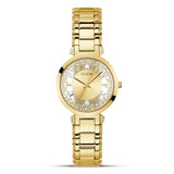 Guess Crystal Clear Gold Dial Ladies Watch | GW0470L2