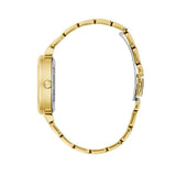 Guess Crystal Clear Gold Dial Ladies Watch | GW0470L2