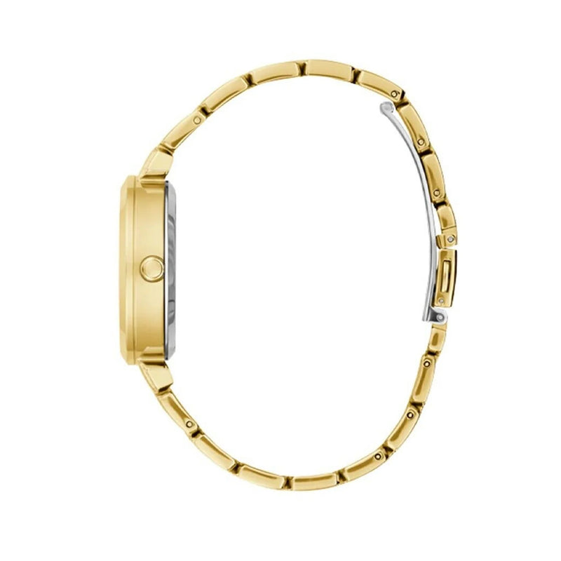 Guess Crystal Clear Gold Dial Ladies Watch | GW0470L2