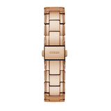 Guess Crystal Clear Rose Gold Dial Ladies Watch | GW0470L3