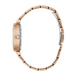 Guess Crystal Clear Rose Gold Dial Ladies Watch | GW0470L3