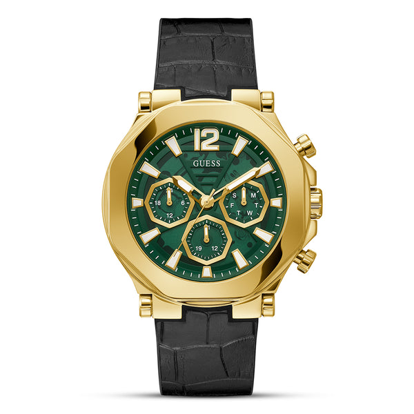 Guess Edge Multifunction Green Dial Men's Watch | GW0492G3