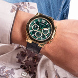 Guess Edge Multifunction Green Dial Men's Watch | GW0492G3