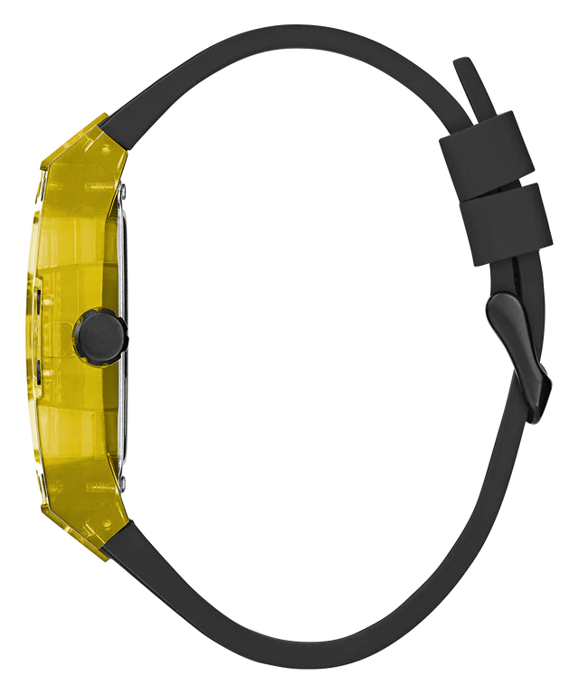 Guess Phoenix Yello & Black Multi-Multifunction Watch GW0499G2