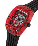 GUESS Black-Red Multifunction Men's Watch| GW0499G4