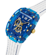 GUESS White Blue Multi-function Men's Watch | GW0499G6