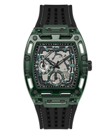 GUESS Black Green Multi-function Men's Watch| GW0499G7